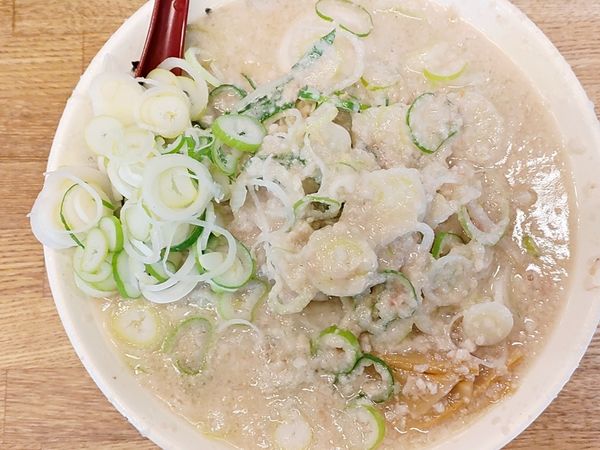 「味玉らーめん（ギタ、薬味ネギ多め）」@らーめん弁慶 門前仲町店の写真