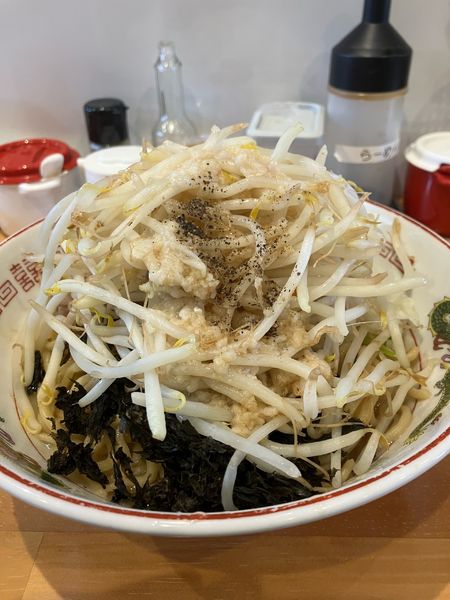 「脂そば（800円）標準1.5玉」@ラーメン 5Wの写真