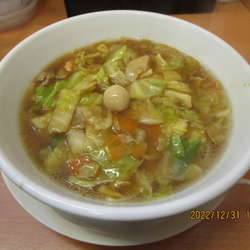 五目あんかけラーメンと餃子３個セット 790円