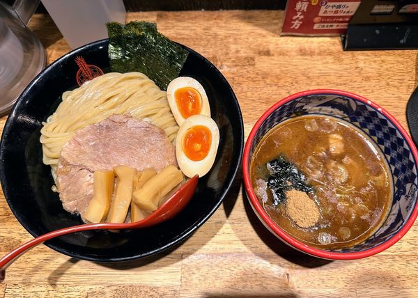 「つけ麺+三田盛り」@つけ麺専門店 三田製麺所 川崎店の写真