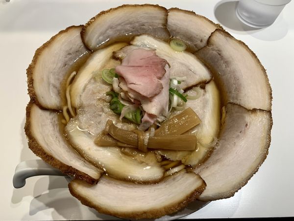 「あっさりバラ煮干そば1200円」@中華そば ひらこ屋 東京ラーメンストリート店の写真