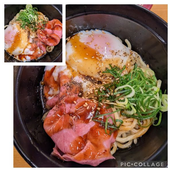 「ローストビーフまぜそば」@スシロー 浦和美園店の写真