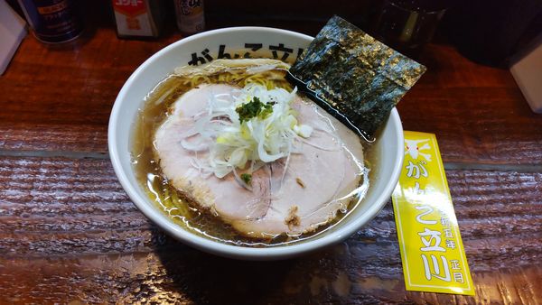 「塩」@元祖一条流がんこラーメン たま館分店の写真