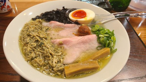 「特製牡蠣塩と和え玉」@むかんの写真