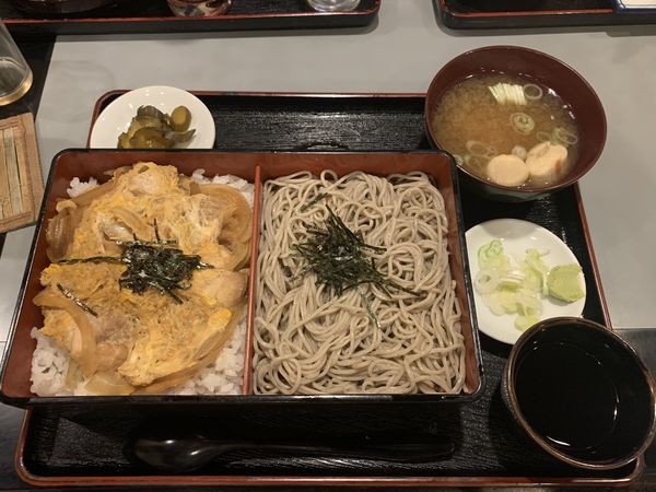 「親子丼そば定」@夫婦庵の写真