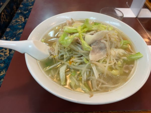 「タンメン 900円」@ラーメン中本 新宿店の写真