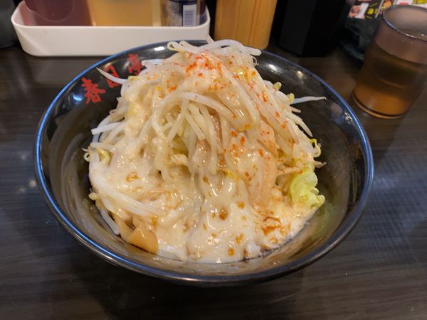 「鳥豚油そば」@油そば 春日亭 渋谷店の写真