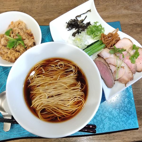 「【限定】醤NOODLE1400円、炊き込みご飯250円」@Noodle Dishes 粋蓮華の写真