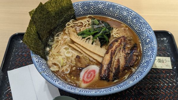 「黒とんこつ醤油ラーメン」@炙ラーメン 明の写真