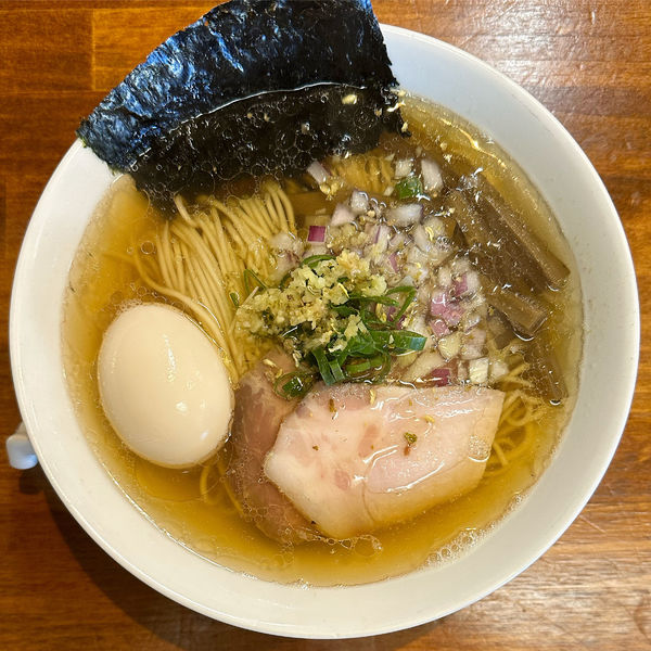 「【限定】アゴと煮干しの生姜らーめん」@塩らーめん 千茶屋の写真