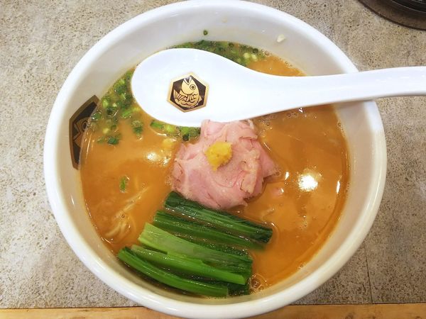 「【限定】海老味噌真鯛らーめん　1050円」@真鯛らーめん 麺魚 代々木上原店の写真