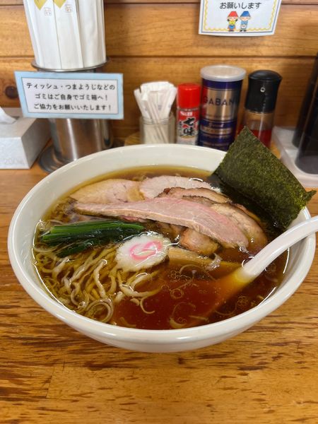 「醤油チャーシューメン」@手打中華 餐の写真