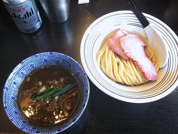 「【限定】濃厚烏賊煮干しつけ麺　1200円」@陽はまたのぼるの写真