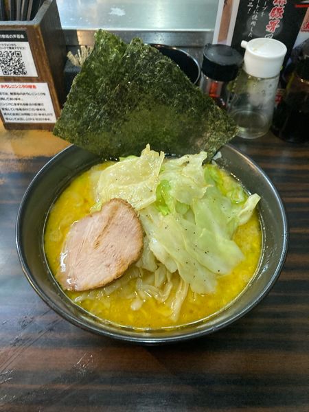「キャベツラーメン」@ラーメン道楽 鮫洲本店の写真