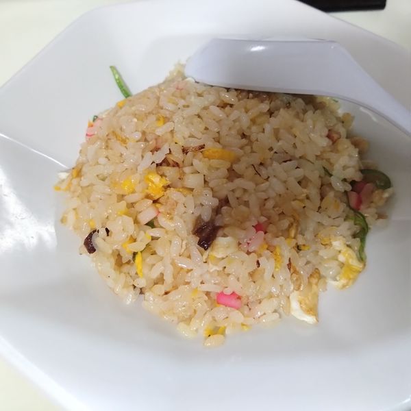 「半チャーハン350円他」@手打ラーメン 暖宝の写真