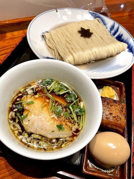 「特製つけそば＋角煮飯」@食煅 もみじの写真