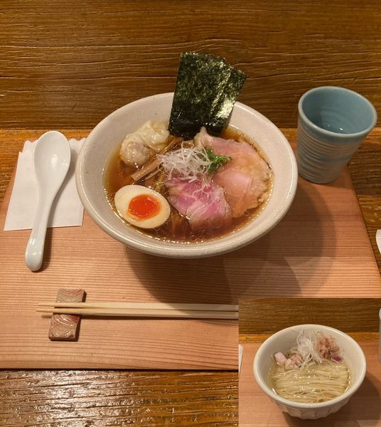 「上醤油　半かけ塩」@Homemade Ramen 麦苗の写真