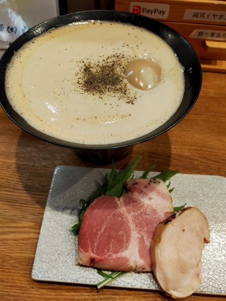 「かにみそふく流ラーメン　1100」@ふく流らーめん 轍 LINKS UMEDA店の写真
