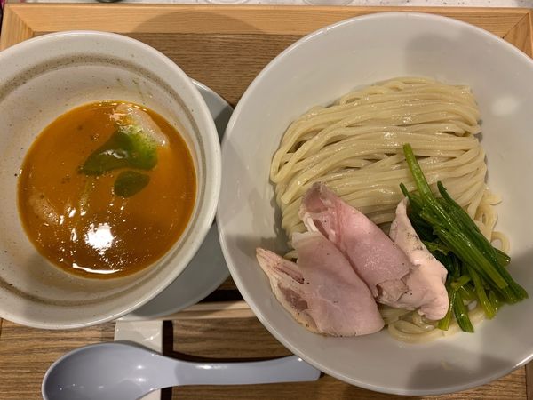 「限定　オマール海老とコーチンの味噌つけそば」@Ramen Tamanahaの写真
