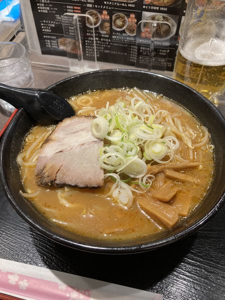 「こく旨味噌らーめん(880円)」@らーめん 青竜の写真