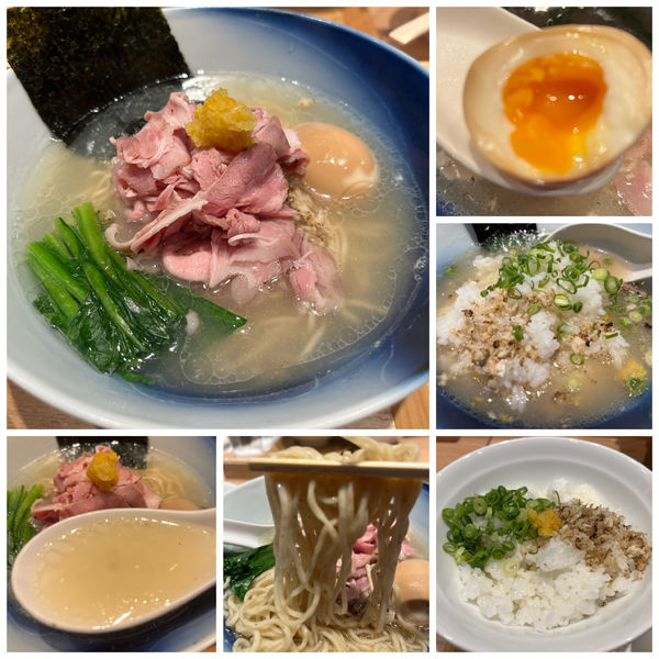 「【麺魚】 特製真鯛らーめん淡麗 雑炊セット 1950円」@ラーメンWalkerキッチンの写真