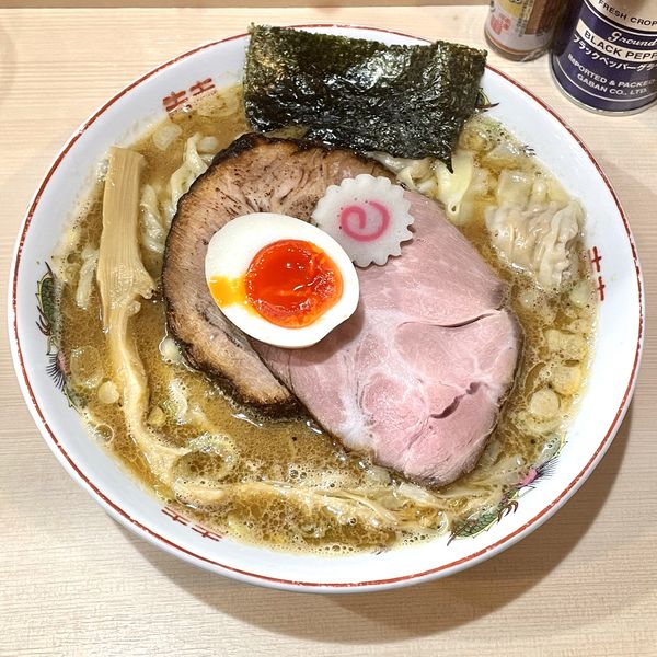 「【限定B】特濃中華そぱ 大 ￥1250」@手揉み中華そば 中村の写真