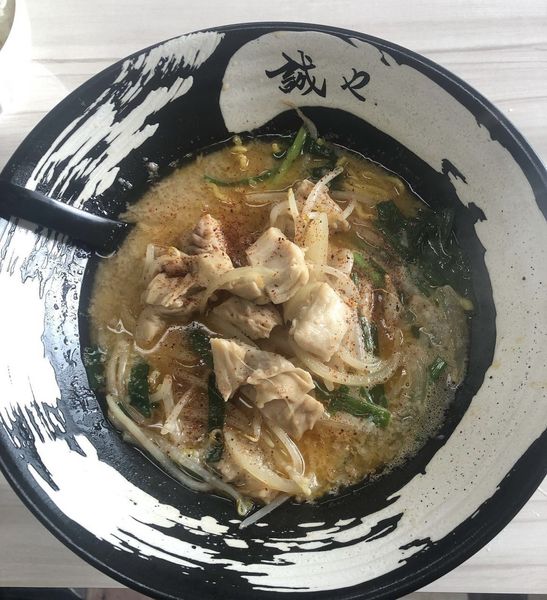 「ホルモンラーメン」@ラーメン誠やの写真