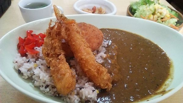 「えびとコロッケカレー 780円」@ダイニングキッチン はぎ乃の写真