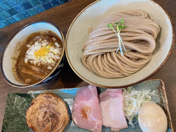「特製つけ麺（中）」@麺屋みつば＋クローバーの写真