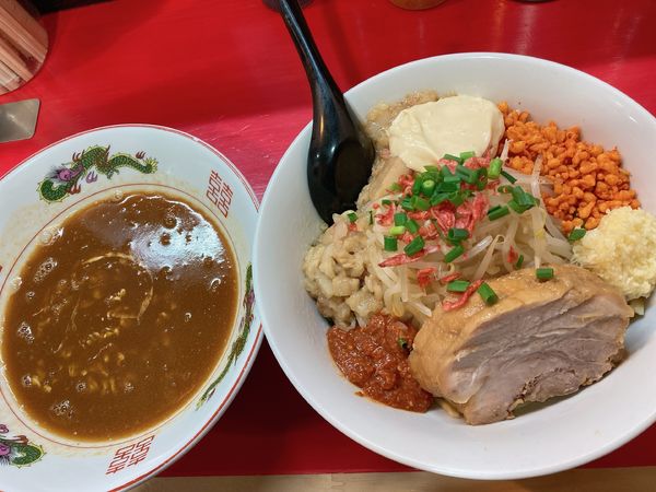 「【限定】濃厚海老つけ麺」@鷹の目 大宮店の写真