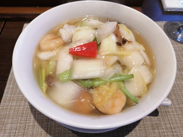 「海鮮つゆそば　　1320円」@飲茶屋 月の写真