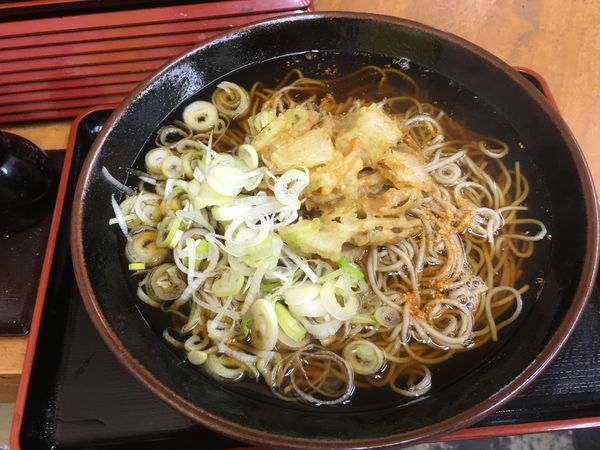 「かき揚げそば」@亀島の写真