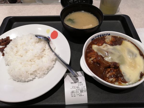 「チーズごろチキンカレー　並　　780円、」@松屋 神田南口店の写真