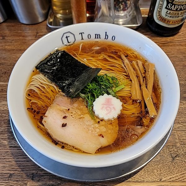 「醤油の旨味ソバ」@Tomboの写真