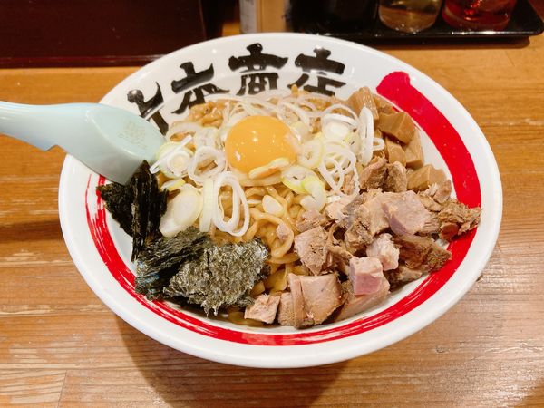 「油そば (大) 750円」@竹本商店★つけ麺開拓舎の写真