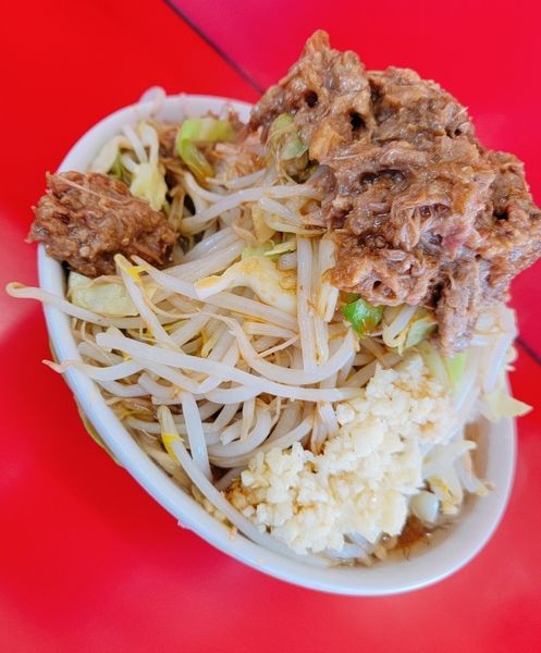 「小ラーメン ( 全マシ )」@ラーメン二郎 ひたちなか店の写真