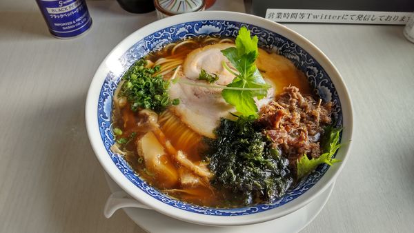 「牛と煮干しの中華そば（限定）」@Ramen TOKUYAMAの写真