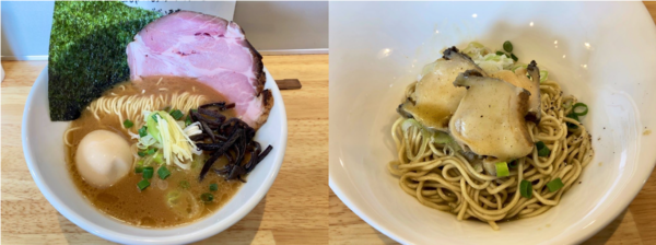 「味麗豚骨そば 1000円 ＋ アワビの和え玉 400円」@中華そば ひしおの写真