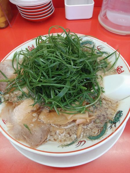 「特製醤油九条ねぎラーメン」@ラーメン魁力屋 北与野店の写真