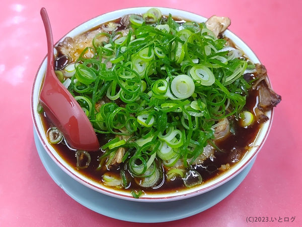 「肉多目（ネギ多め）」@新福菜館 本店の写真