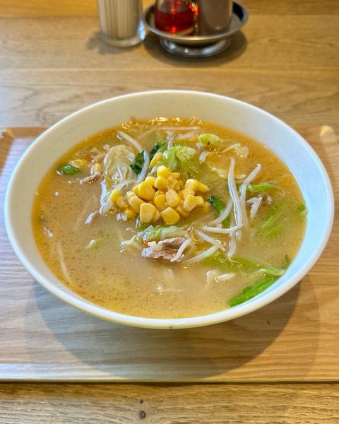 「白味噌タンメン」@あずま食堂の写真