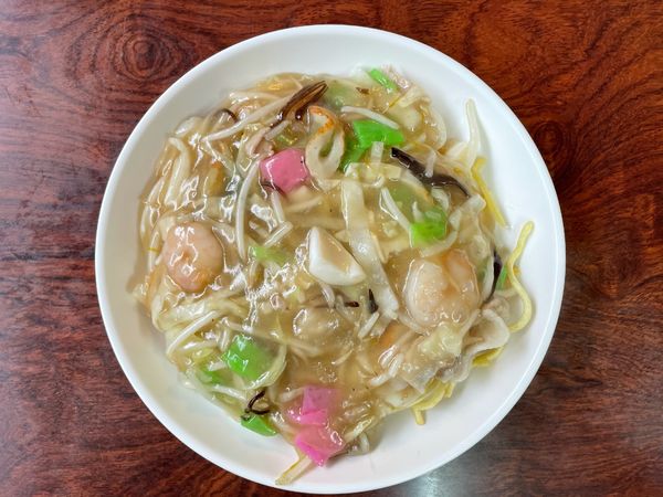 「皿うどん（太麺）」@中華料理 優の写真