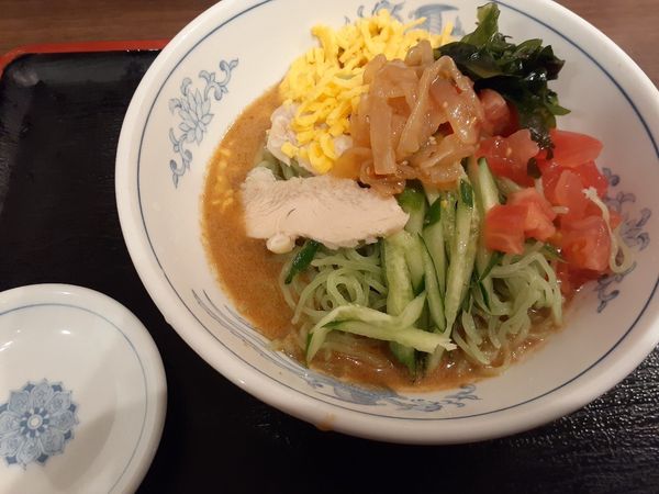 「冷やし中華」@福しん 下赤塚北口店の写真