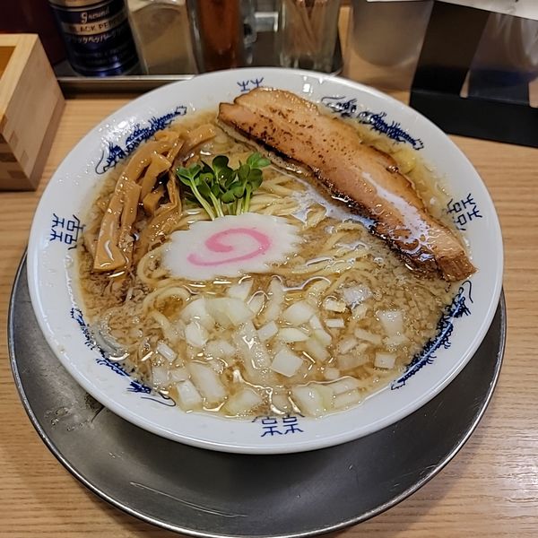 「アブラ煮干しそば並」@煮干そば 流。の写真