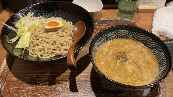 「おろし生姜の味噌豚つけ麺」@麺匠 竹虎の写真