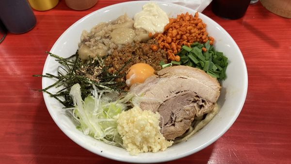 「12月限定 台湾まぜそば」@ラーメン鷹の目 明大前店の写真