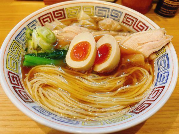 「特製中華そば」@ほっこり中華そば もつけの写真