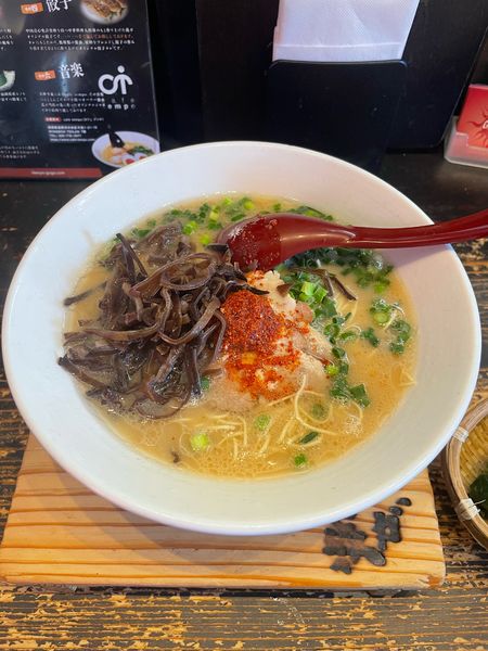 「きくらげラーメン」@麺屋 我ガの写真