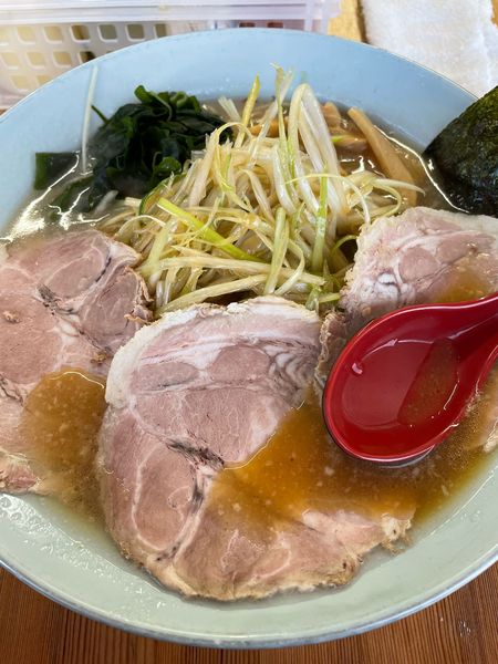 「ねぎチャーシュー 並」@◯つばき食堂の写真