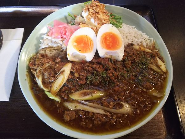 「キーマ（牛・ブタ）　800円」@煮干結社 弘前店の写真